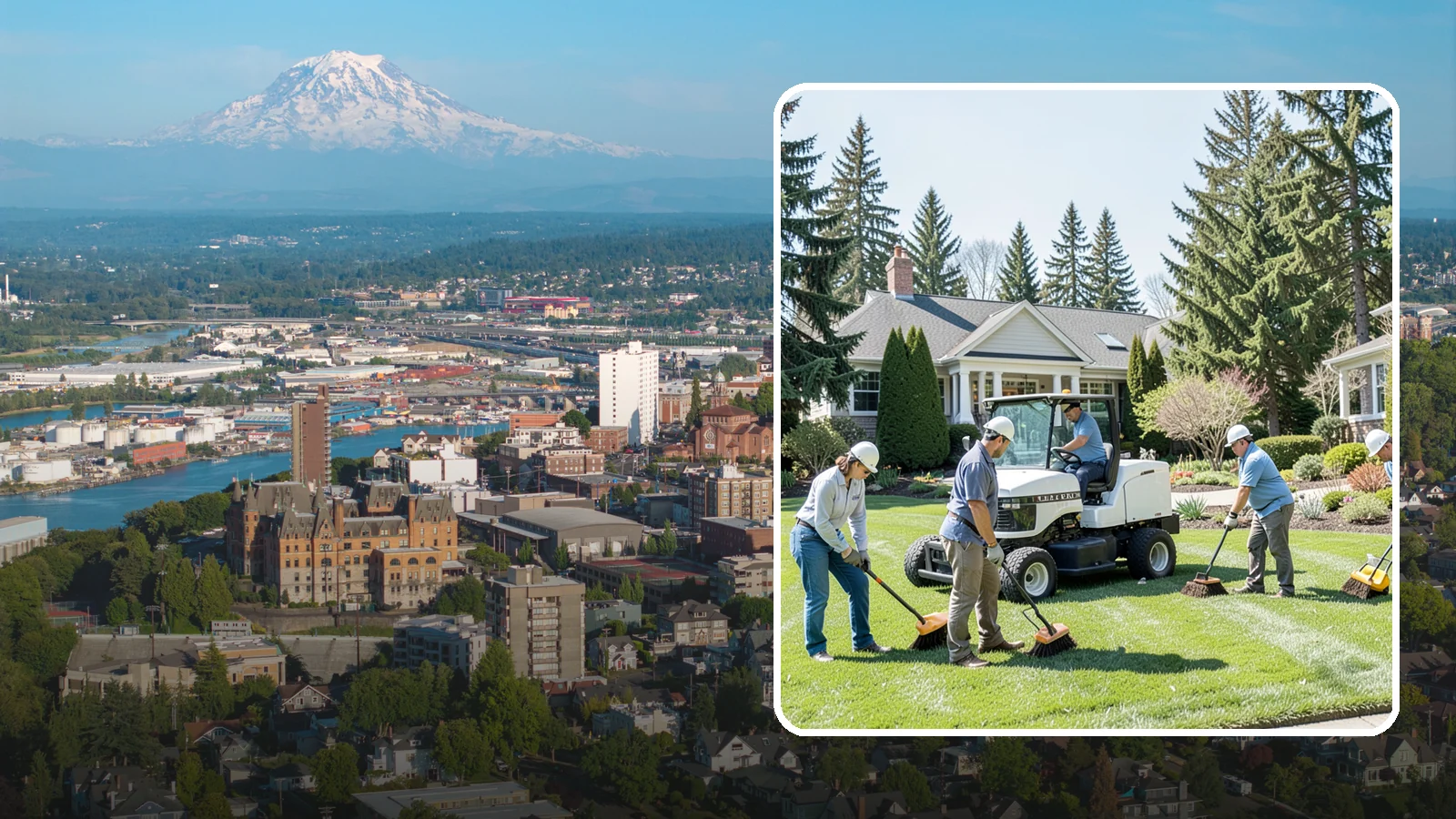 Estate Maintenance in Tacoma, Pierce County, WA - White-glove grounds care for large private estates across the Puget Sound, keeping expansive lawns, gardens, and specimen...