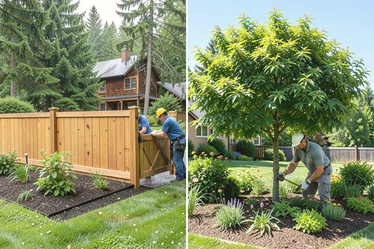 Estate Maintenance in Tukwila, King County, WA - Walk the full property to inventory turf, beds, trees, and irrigation zones