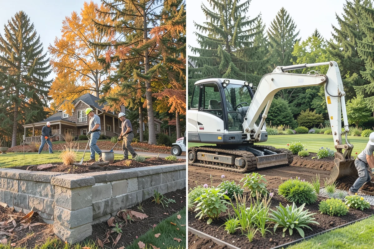 Estate Maintenance in Woodinville, King County, WA - Walk the full property to inventory turf, beds, trees, and irrigation zones