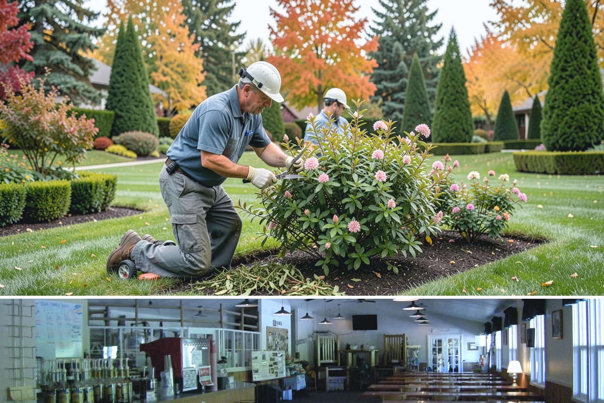 Evergreen Pruning in Black Diamond, King County, WA - Conifer candles are pinched in late spring, while most structural evergreen pruning is done in late winter across the Sound.