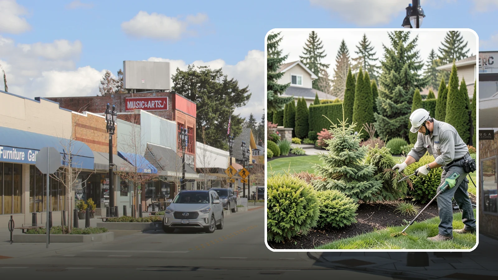 Evergreen Pruning in Bothell, King County, WA - Species-aware evergreen pruning that maintains shape and health without leaving dead, bare patches.