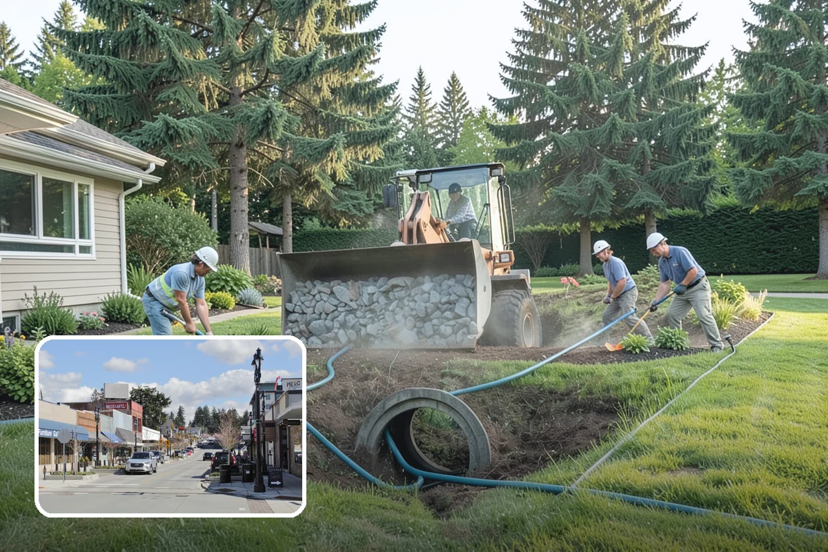 Evergreen Pruning in Bothell, King County, WA - Cuts kept within living green to avoid bare spots