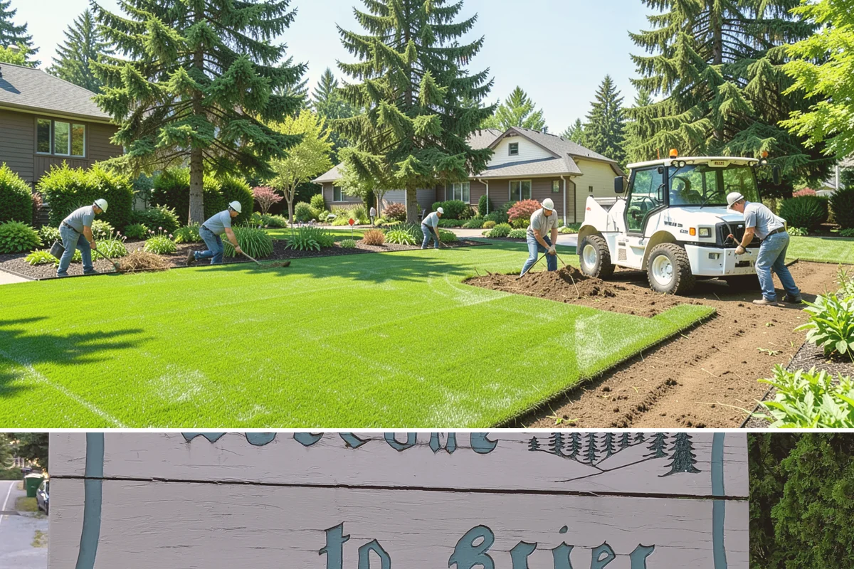Evergreen Pruning in Brier, Snohomish County, WA - Conifer candles are pinched in late spring, while most structural evergreen pruning is done in late winter across the Sound.