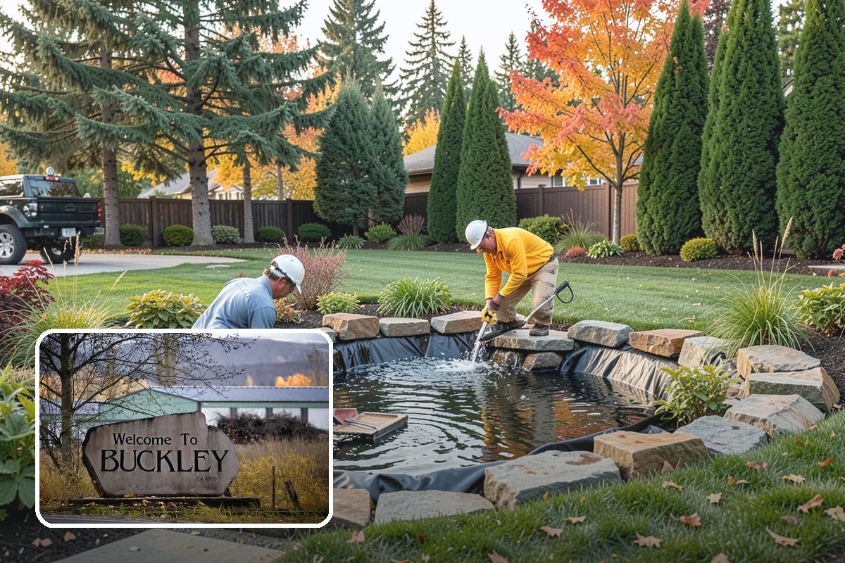 Evergreen Pruning in Buckley, Pierce County, WA - Cuts kept within living green to avoid bare spots