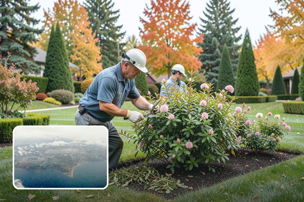 Evergreen Pruning in Burien, King County, WA - Cuts kept within living green to avoid bare spots
