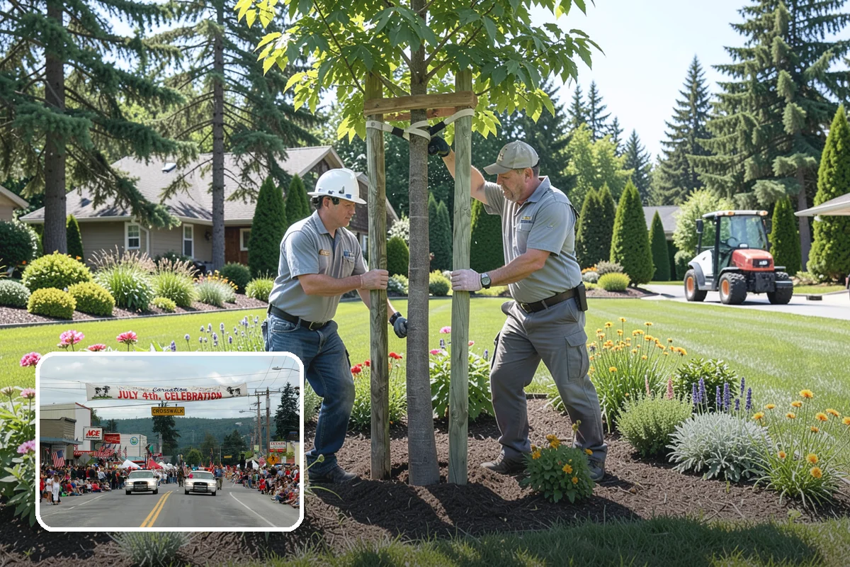 Evergreen Pruning in Carnation, King County, WA - Cuts kept within living green to avoid bare spots