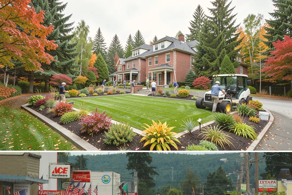Evergreen Pruning in Carnation, King County, WA - Conifer candles are pinched in late spring, while most structural evergreen pruning is done in late winter across the Sound.