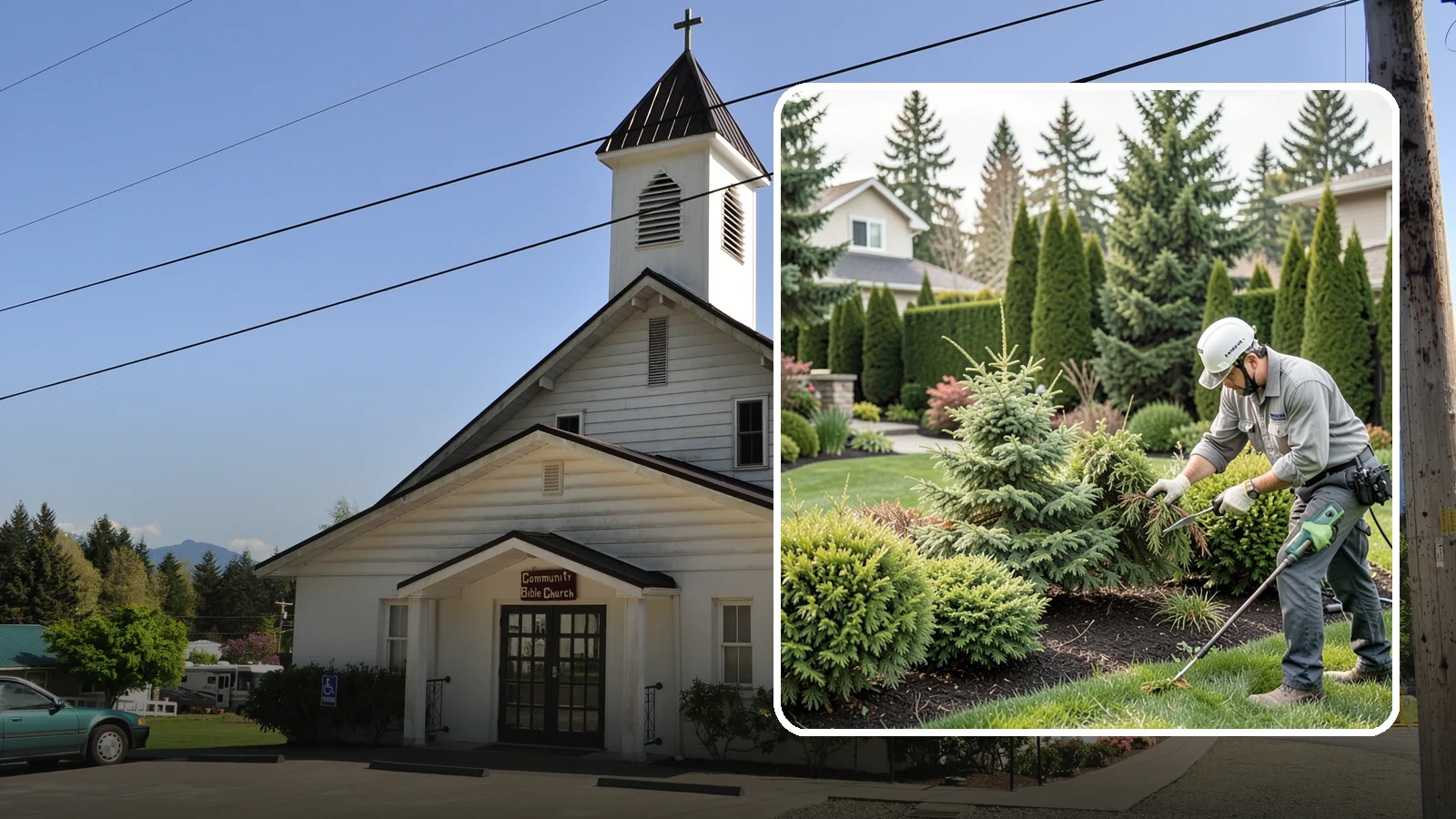 Evergreen Pruning in Concrete, Skagit County, WA - Species-aware evergreen pruning that maintains shape and health without leaving dead, bare patches.