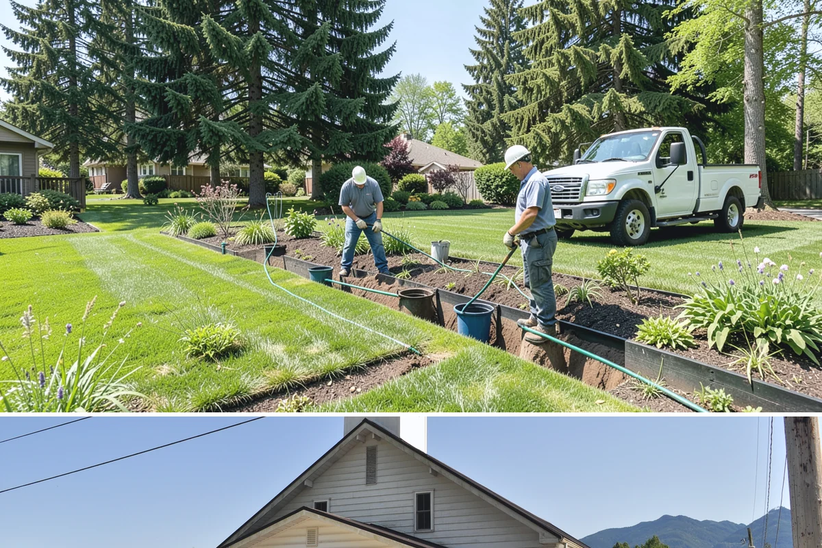 Evergreen Pruning in Concrete, Skagit County, WA - Conifer candles are pinched in late spring, while most structural evergreen pruning is done in late winter across the Sound.