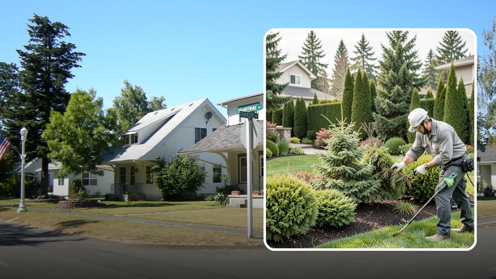 Evergreen Pruning in DuPont, Pierce County, WA - Species-aware evergreen pruning that maintains shape and health without leaving dead, bare patches.