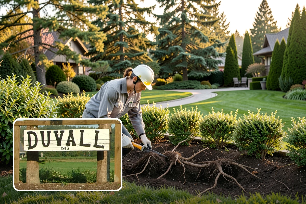 Evergreen Pruning in Duvall, King County, WA - Cuts kept within living green to avoid bare spots