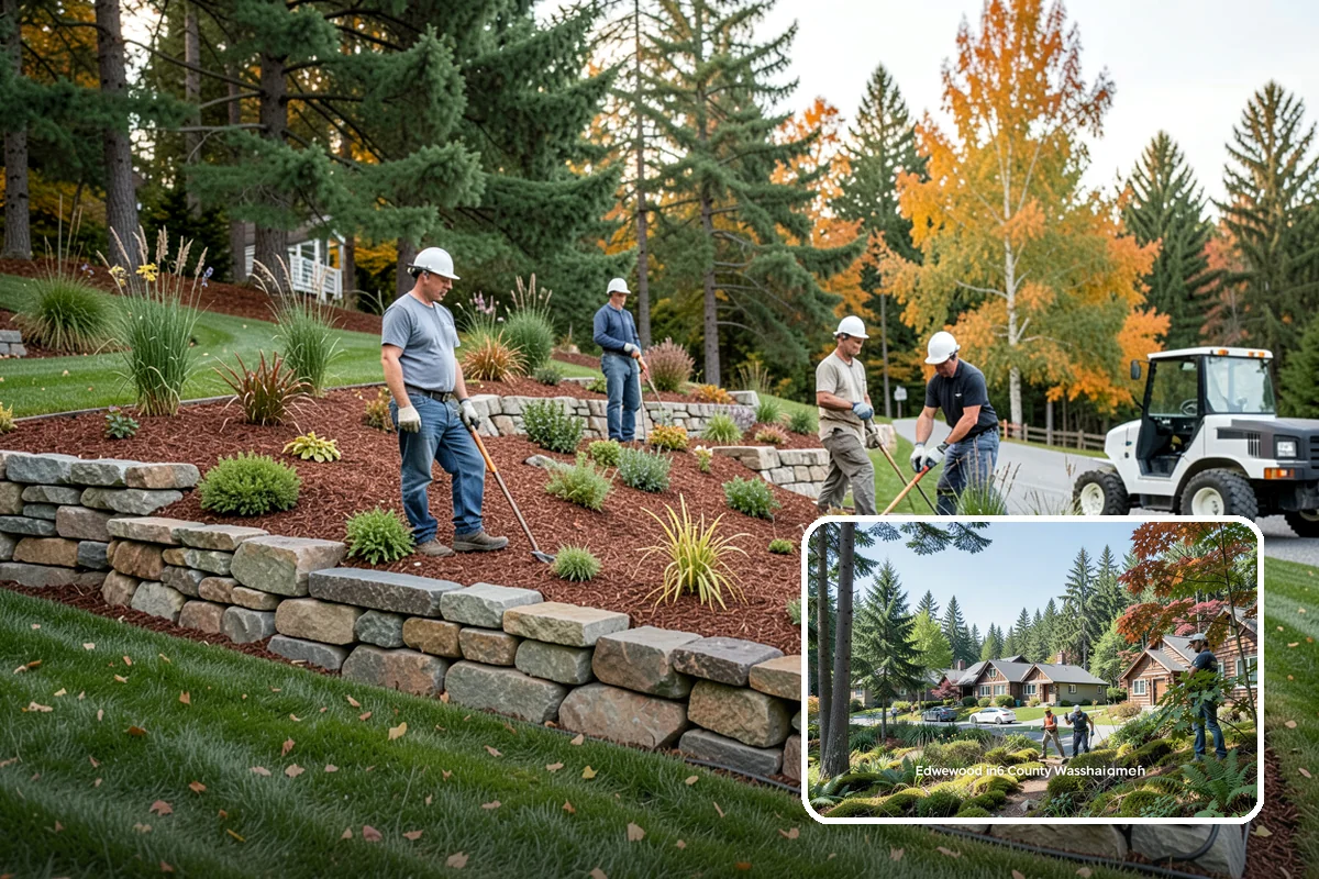 Evergreen Pruning in Edgewood, Pierce County, WA - Cuts kept within living green to avoid bare spots