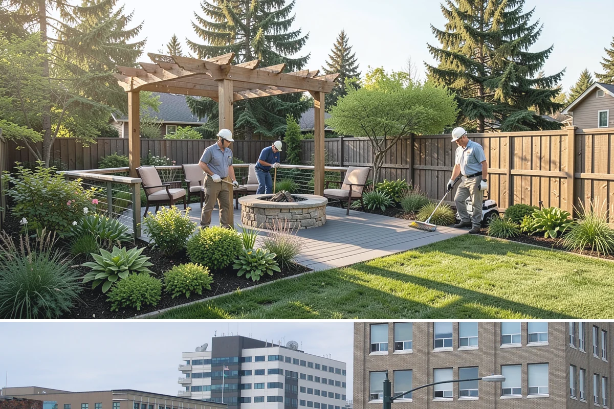 Evergreen Pruning in Everett, Snohomish County, WA - Conifer candles are pinched in late spring, while most structural evergreen pruning is done in late winter across the Sound.