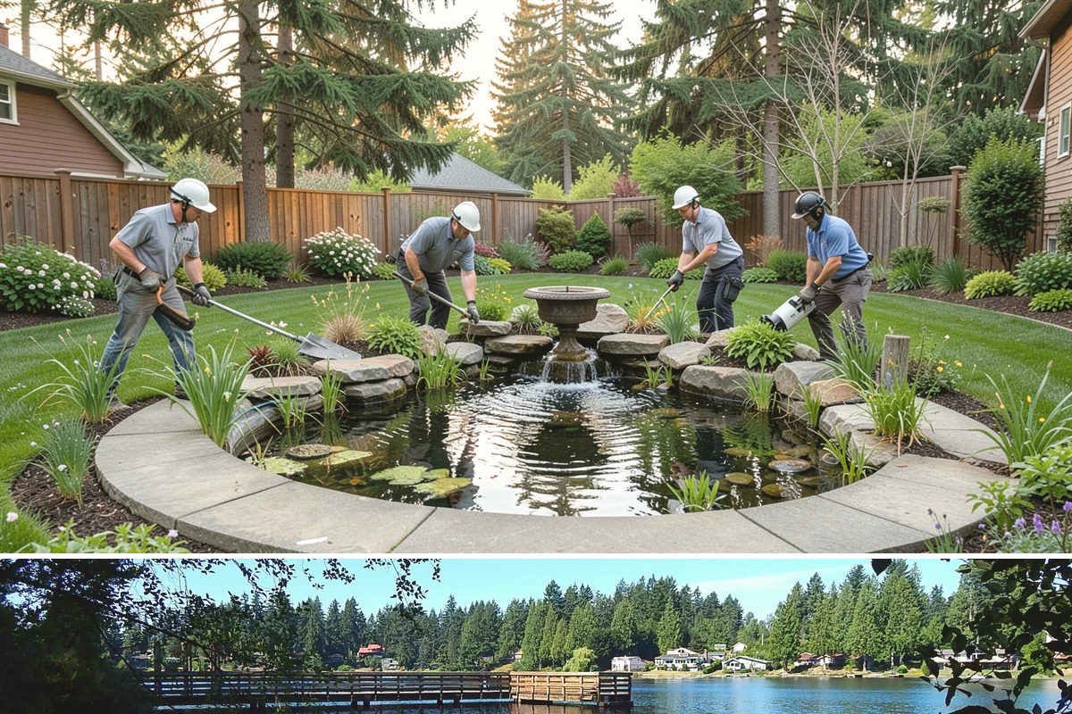 Evergreen Pruning in Federal Way, King County, WA - Conifer candles are pinched in late spring, while most structural evergreen pruning is done in late winter across the Sound.