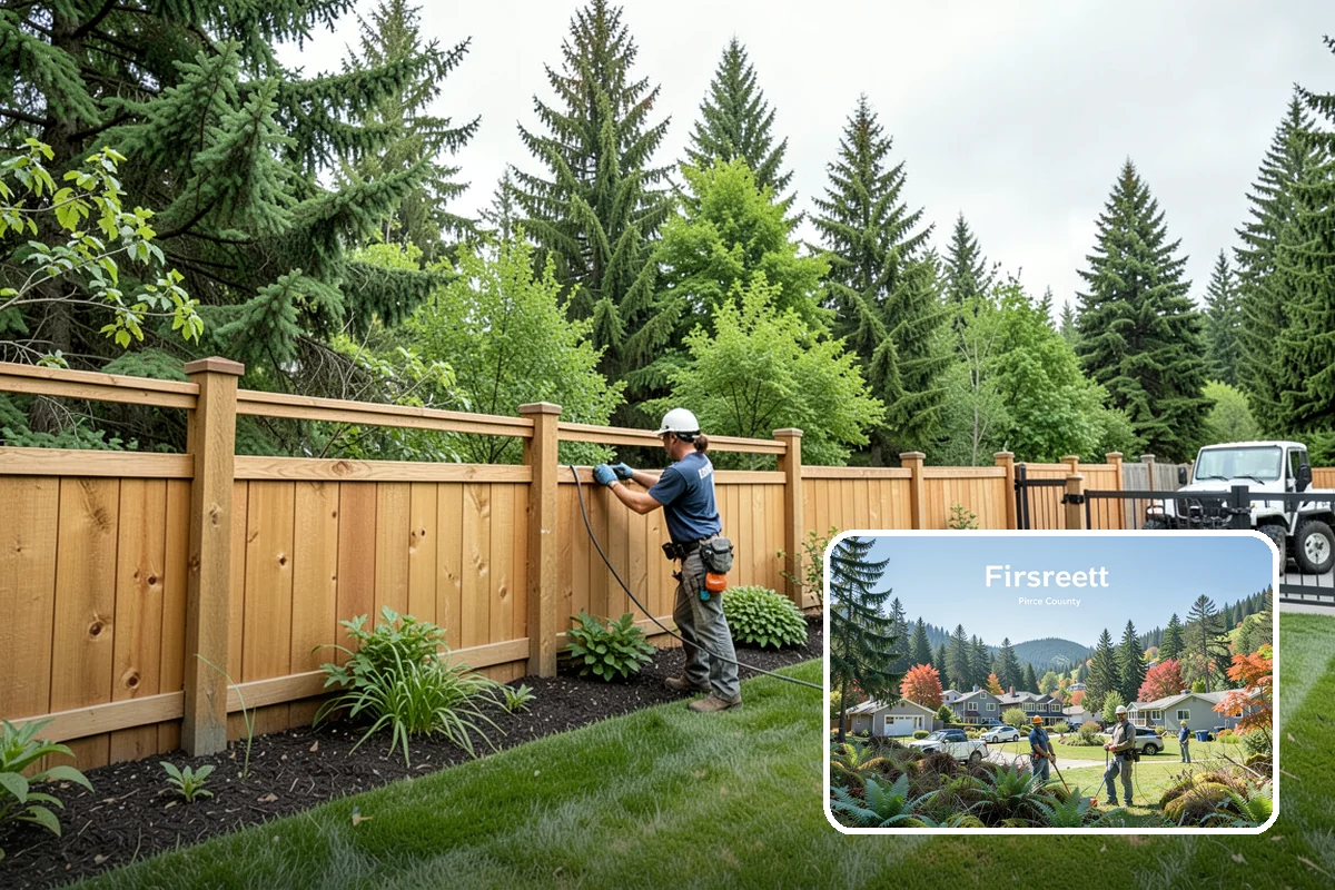 Evergreen Pruning in Fircrest, Pierce County, WA - Cuts kept within living green to avoid bare spots