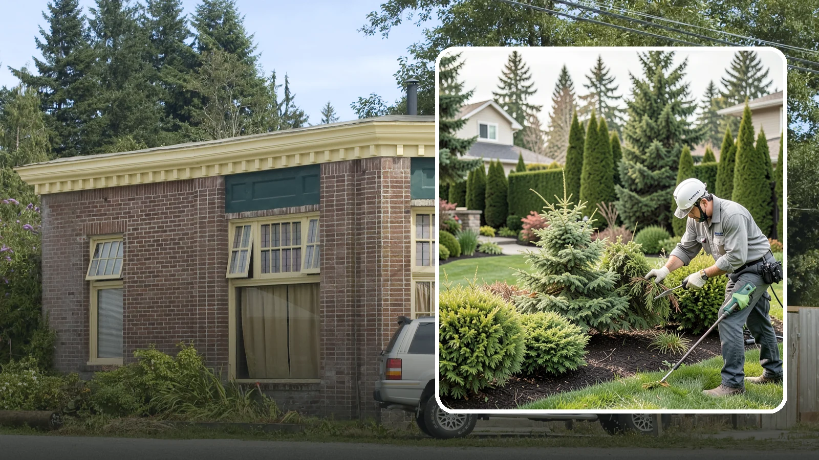 Evergreen Pruning in Hamilton, Skagit County, WA - Species-aware evergreen pruning that maintains shape and health without leaving dead, bare patches.