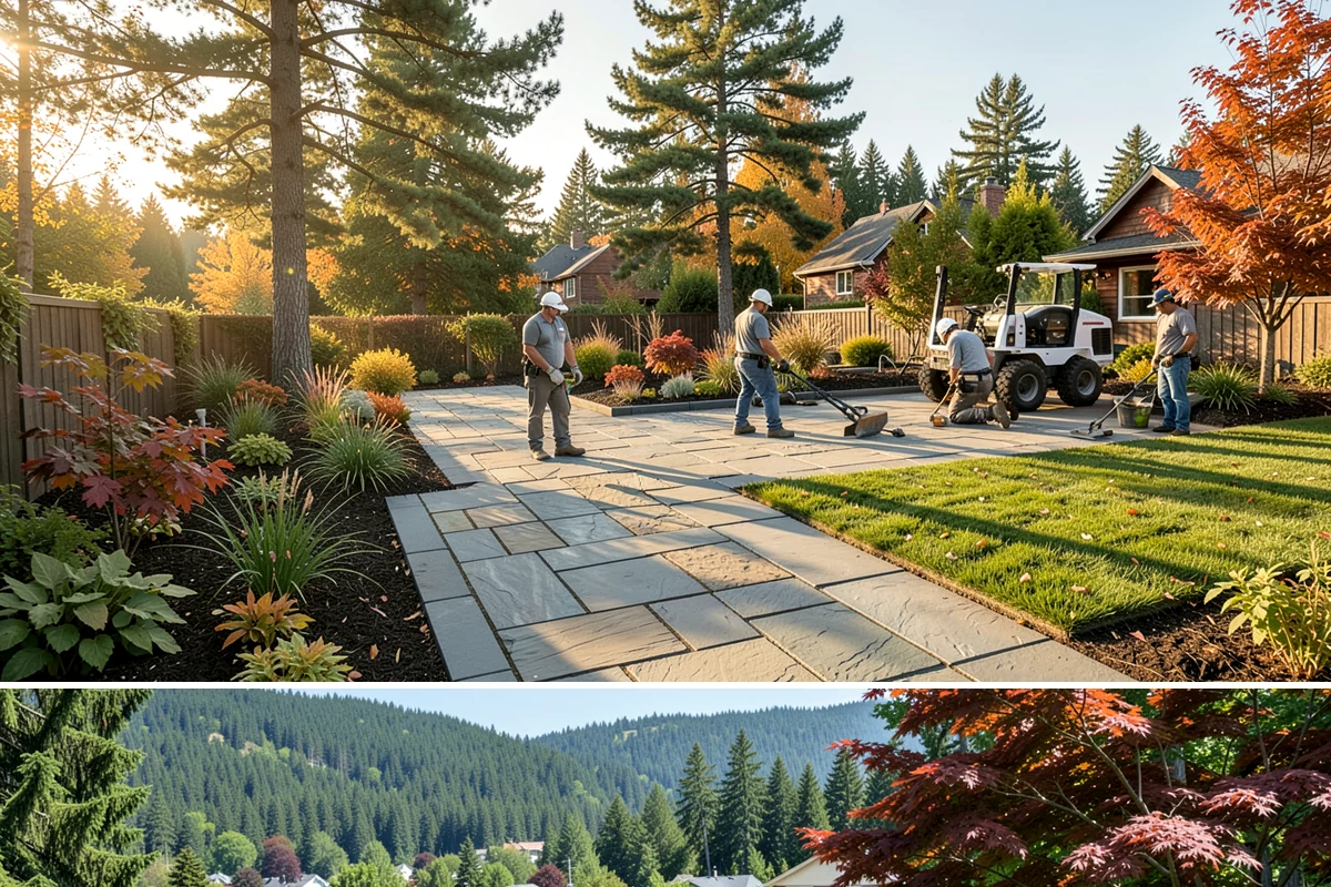 Evergreen Pruning in Index, Snohomish County, WA - Conifer candles are pinched in late spring, while most structural evergreen pruning is done in late winter across the Sound.