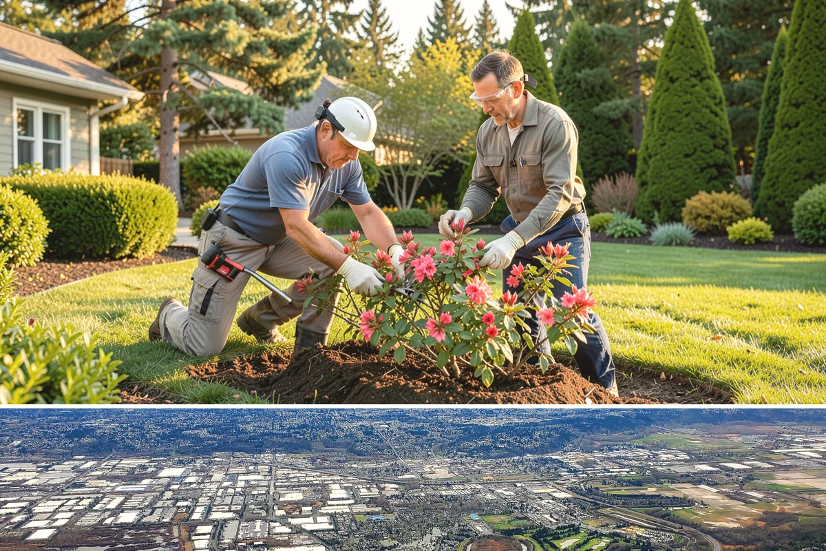 Evergreen Pruning in Kent, King County, WA - Conifer candles are pinched in late spring, while most structural evergreen pruning is done in late winter across the Sound.