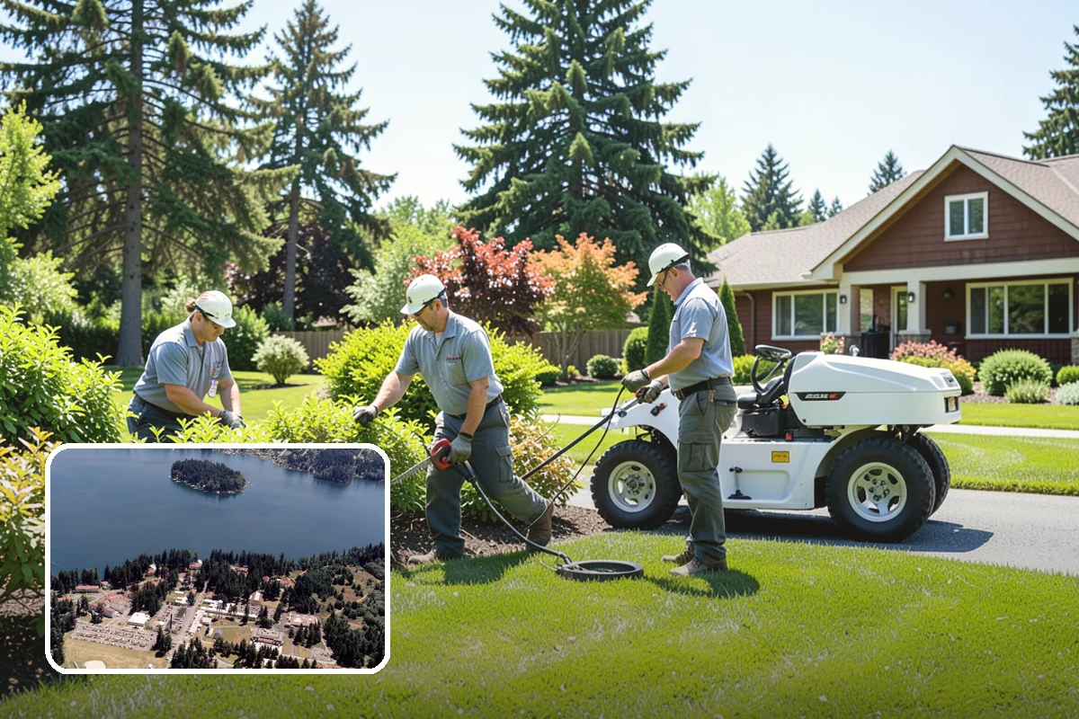 Evergreen Pruning in Lakewood, Pierce County, WA - Cuts kept within living green to avoid bare spots