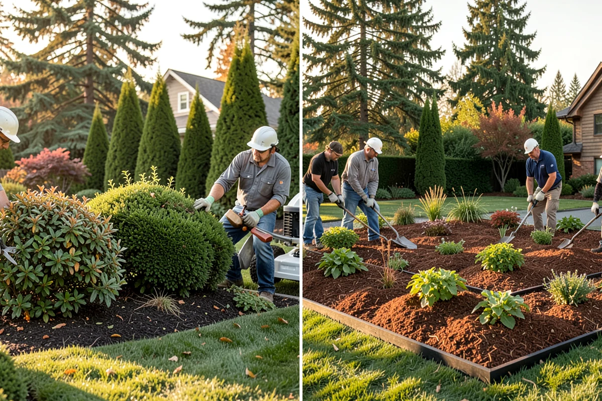 Evergreen Pruning in Lakewood, Pierce County, WA - Identify the evergreen species and its regrowth limits