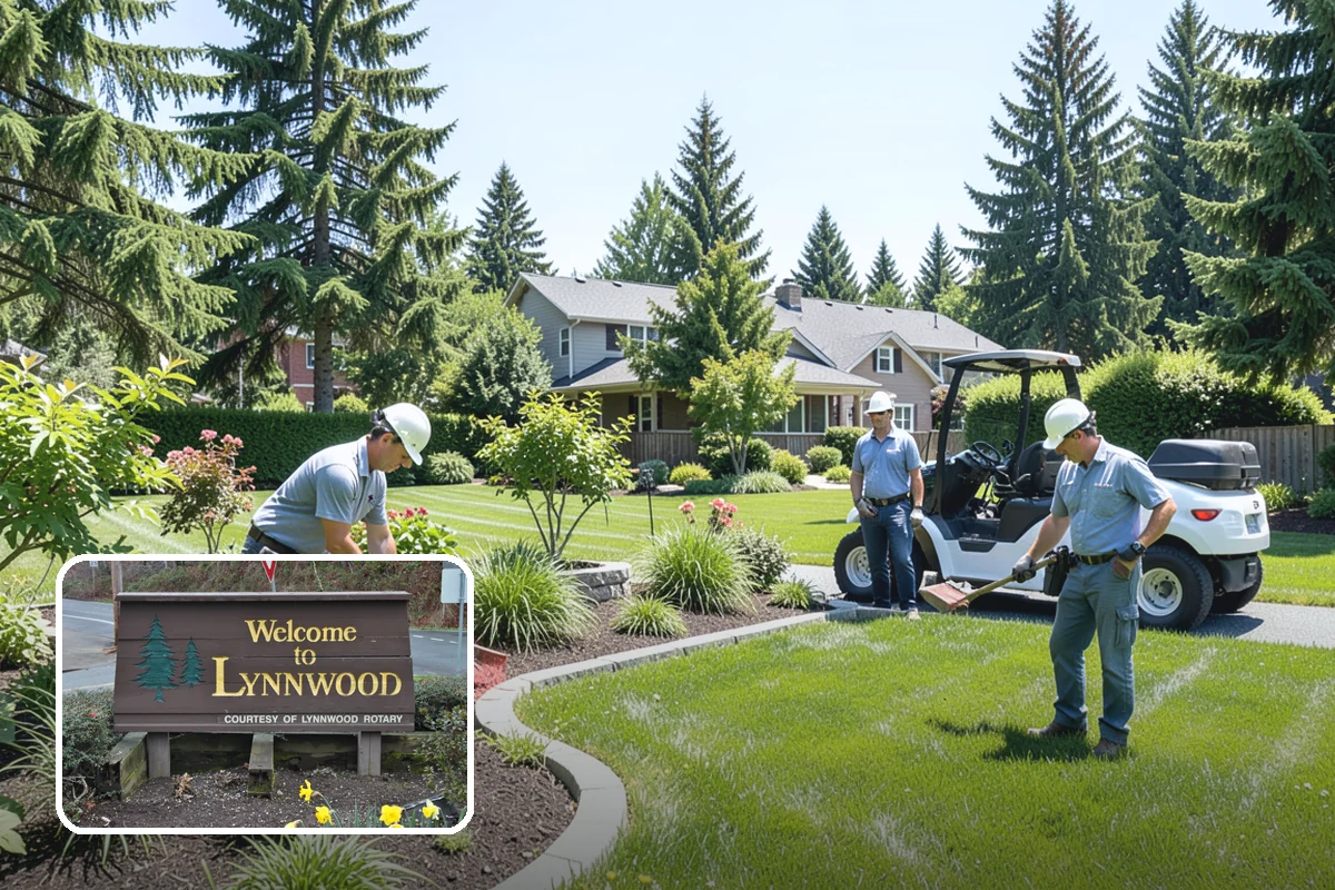 Evergreen Pruning in Lynnwood, Snohomish County, WA - Cuts kept within living green to avoid bare spots