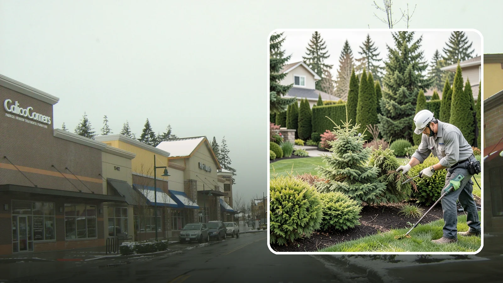 Evergreen Pruning in Mill Creek, Snohomish County, WA - Species-aware evergreen pruning that maintains shape and health without leaving dead, bare patches.