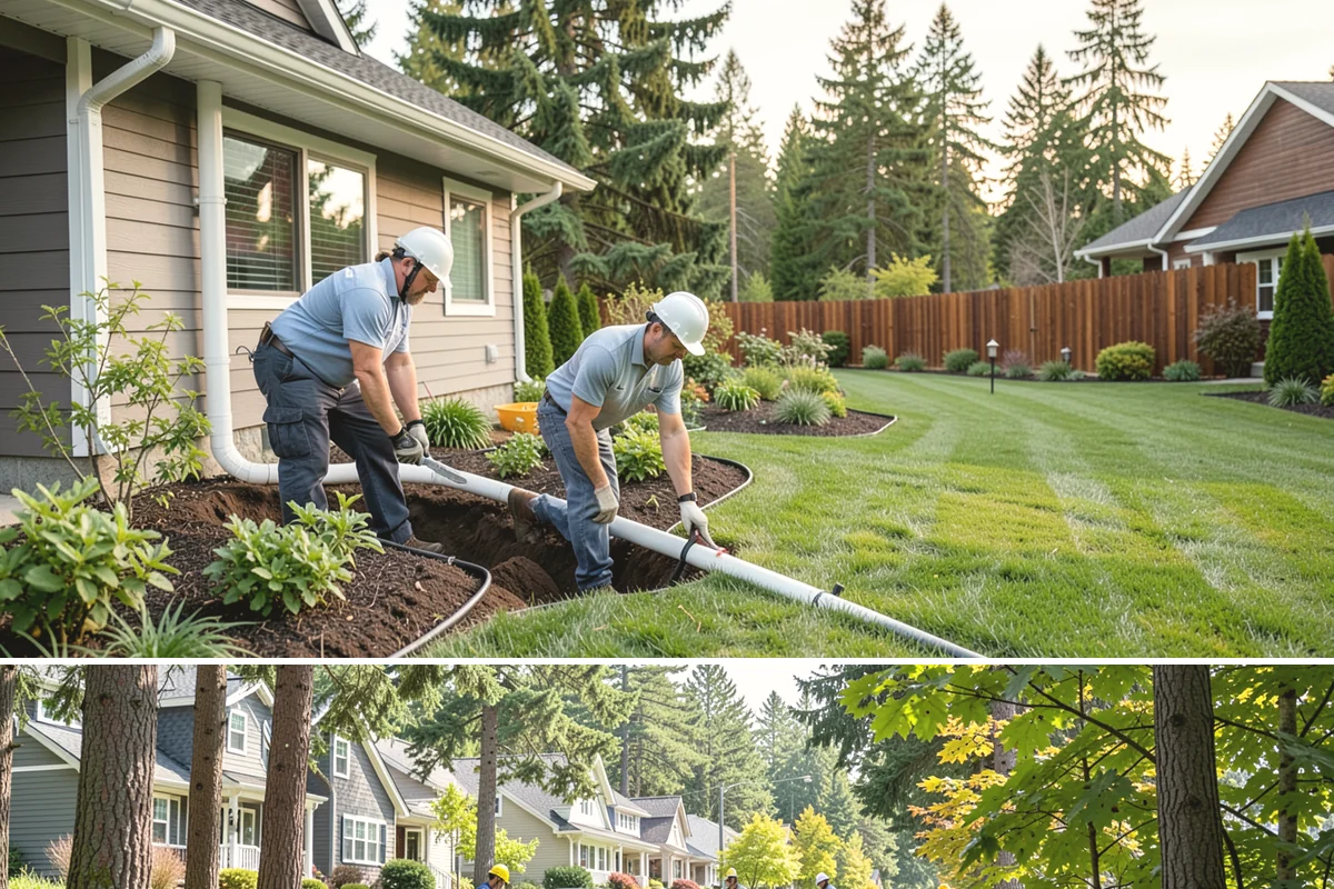 Evergreen Pruning in Normandy Park, King County, WA - Conifer candles are pinched in late spring, while most structural evergreen pruning is done in late winter across the Sound.
