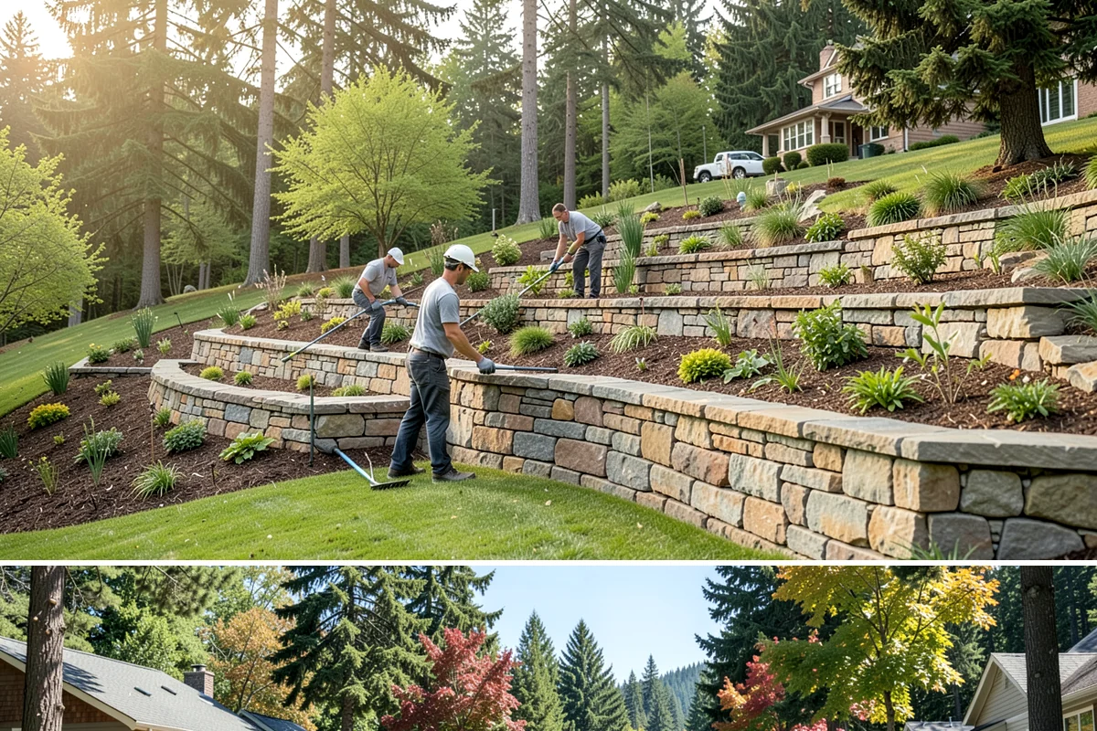Evergreen Pruning in Orting, Pierce County, WA - Conifer candles are pinched in late spring, while most structural evergreen pruning is done in late winter across the Sound.