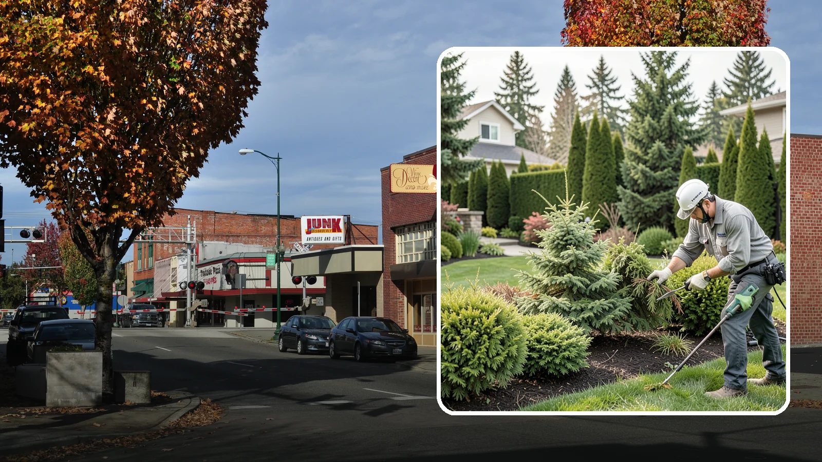Evergreen Pruning in Puyallup, Pierce County, WA - Species-aware evergreen pruning that maintains shape and health without leaving dead, bare patches.
