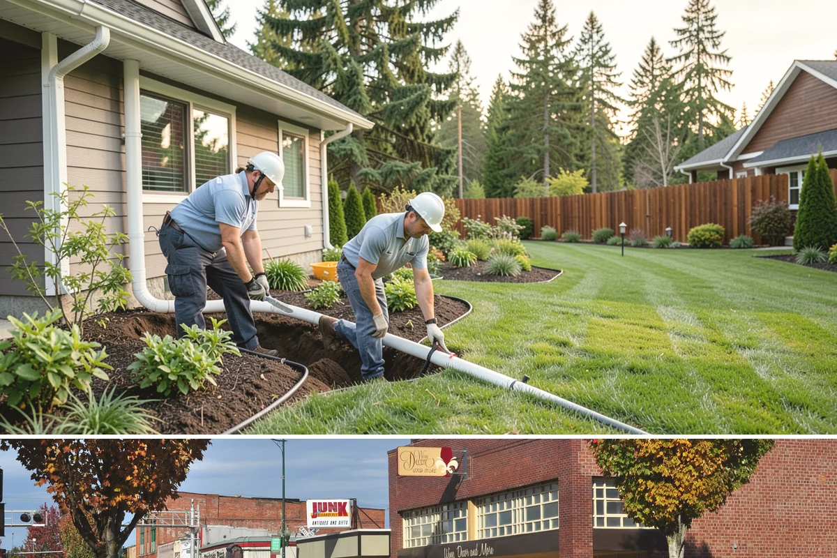 Evergreen Pruning in Puyallup, Pierce County, WA - Conifer candles are pinched in late spring, while most structural evergreen pruning is done in late winter across the Sound.