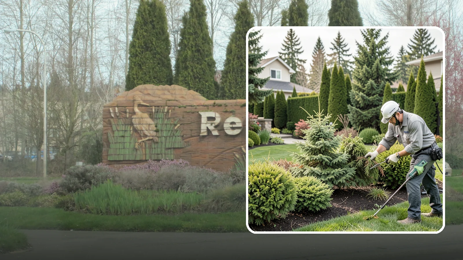 Evergreen Pruning in Renton, King County, WA - Species-aware evergreen pruning that maintains shape and health without leaving dead, bare patches.