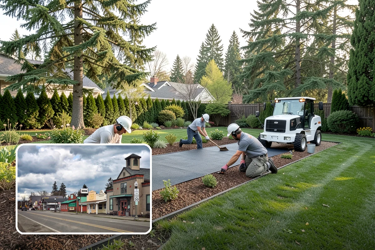Evergreen Pruning in Roy, Pierce County, WA - Cuts kept within living green to avoid bare spots