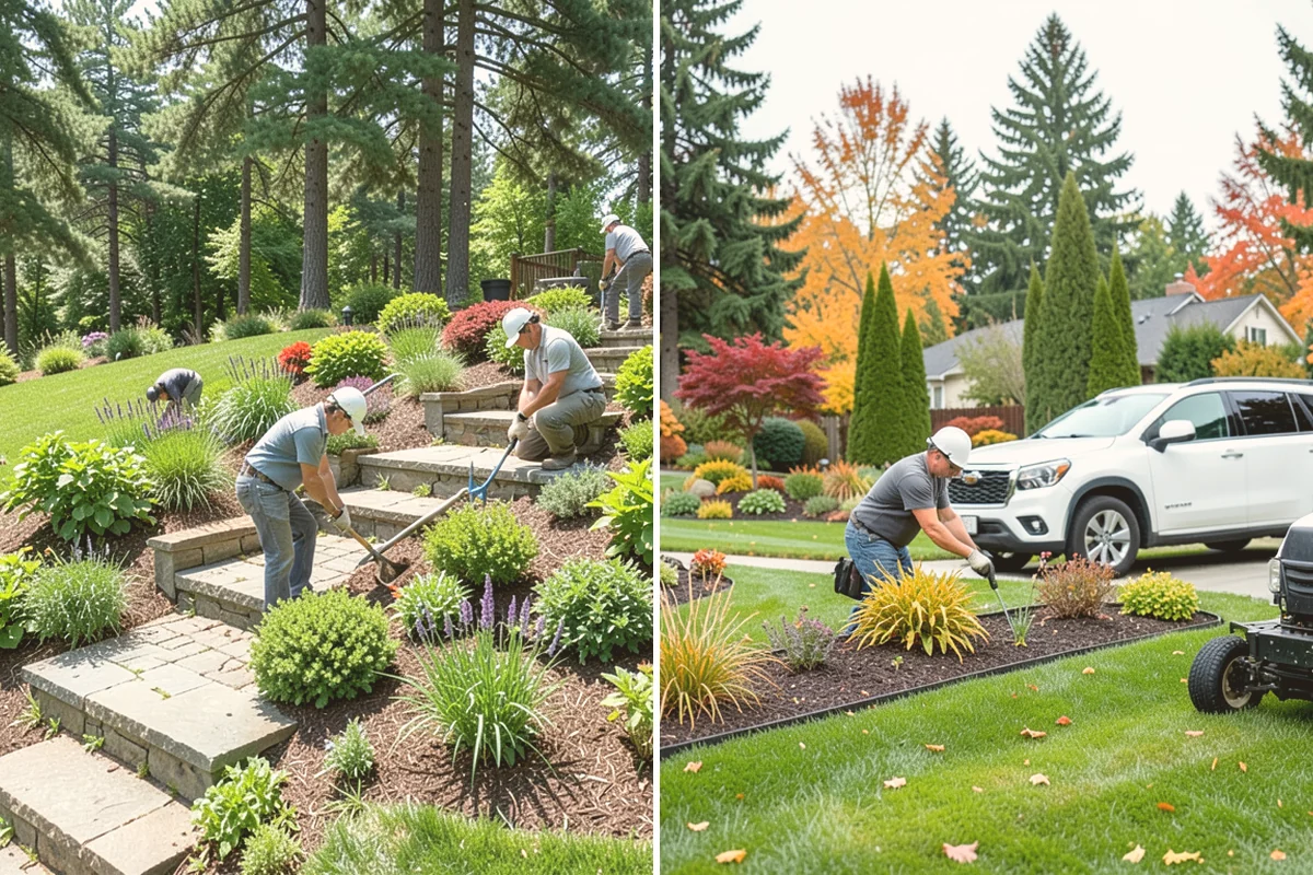 Evergreen Pruning in Sammamish, King County, WA - Identify the evergreen species and its regrowth limits