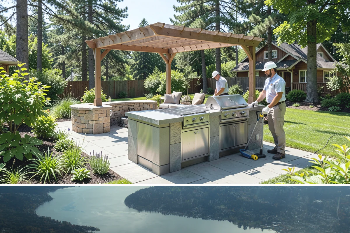 Evergreen Pruning in Sammamish, King County, WA - Conifer candles are pinched in late spring, while most structural evergreen pruning is done in late winter across the Sound.