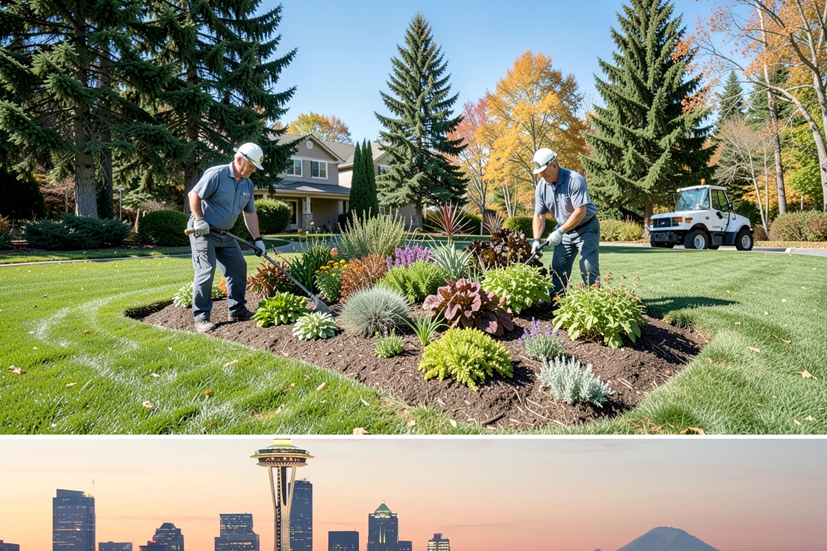 Evergreen Pruning in Seattle, King County, WA - Conifer candles are pinched in late spring, while most structural evergreen pruning is done in late winter across the Sound.