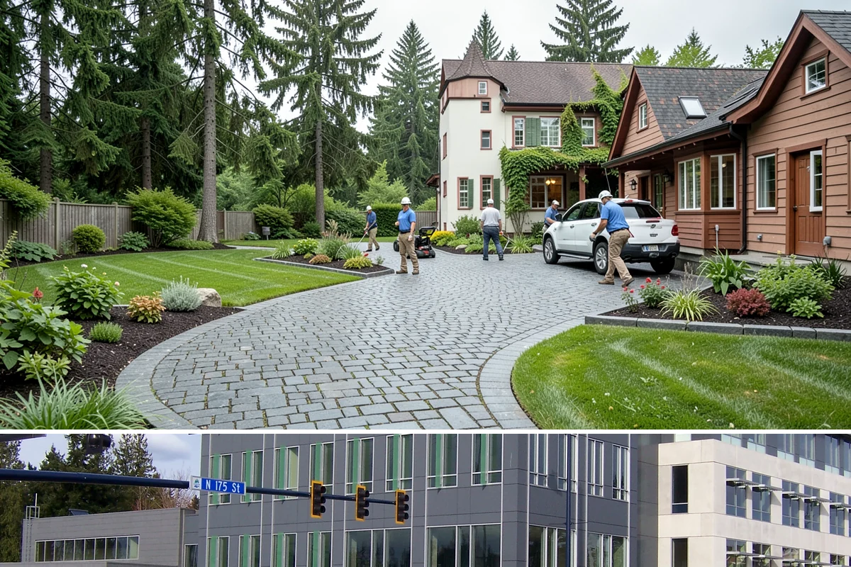 Evergreen Pruning in Shoreline, King County, WA - Conifer candles are pinched in late spring, while most structural evergreen pruning is done in late winter across the Sound.