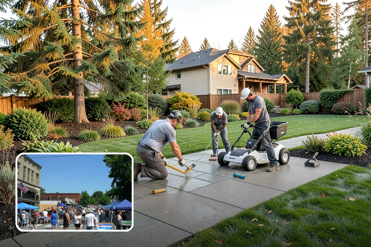 Evergreen Pruning in Snohomish, Snohomish County, WA - Cuts kept within living green to avoid bare spots