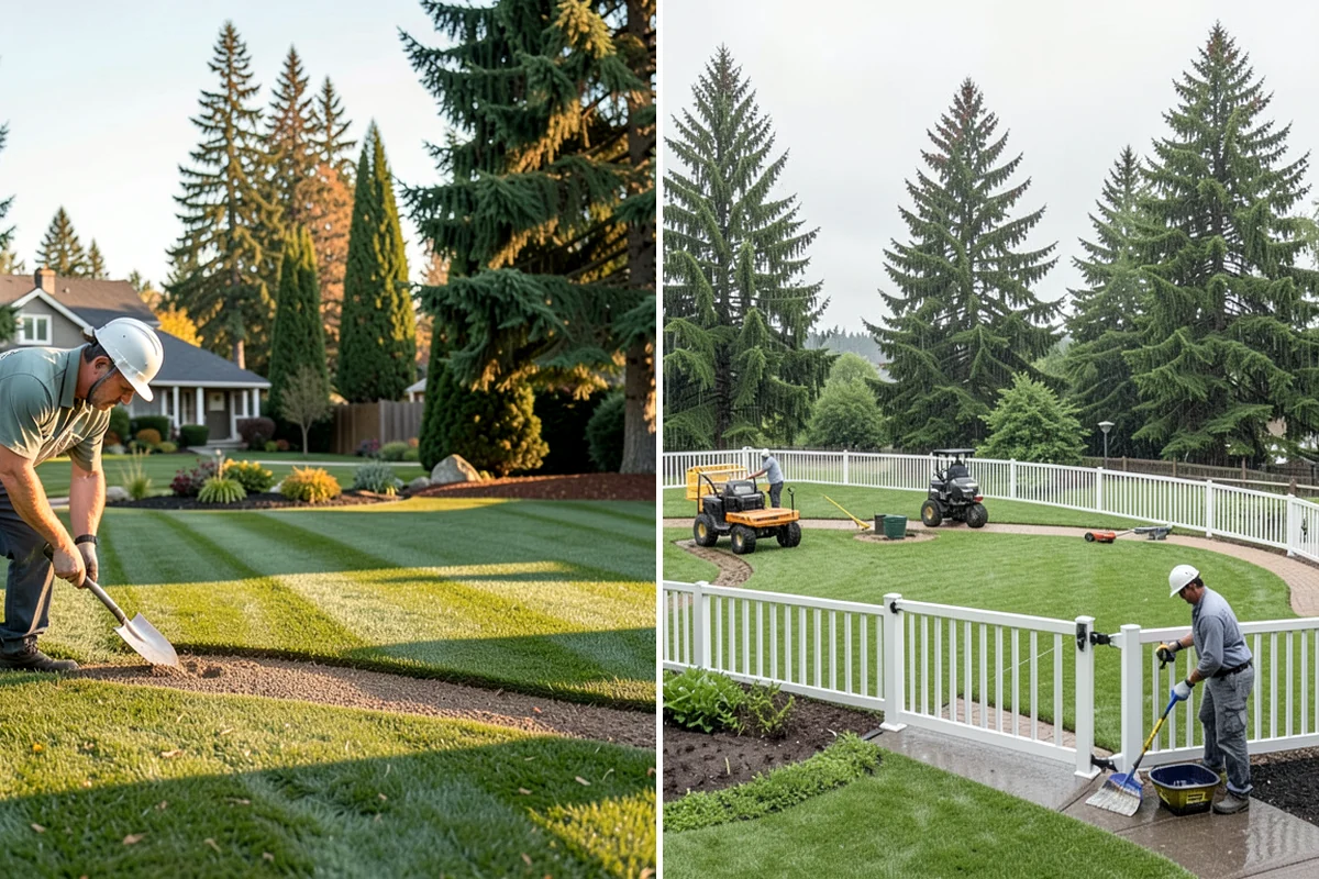 Evergreen Pruning in Snoqualmie, King County, WA - Identify the evergreen species and its regrowth limits
