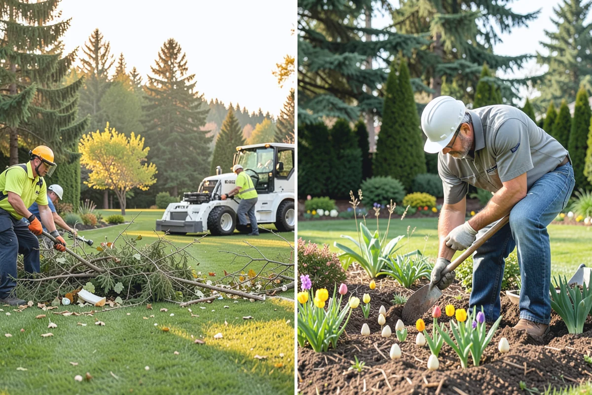 Evergreen Pruning in South Prairie, Pierce County, WA - Identify the evergreen species and its regrowth limits