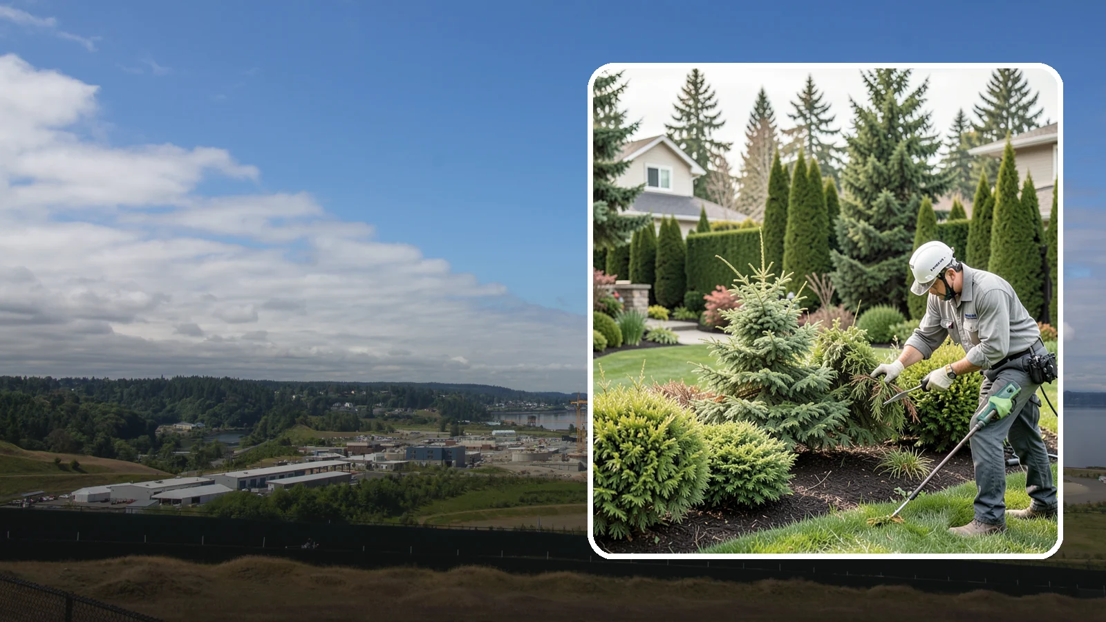 Evergreen Pruning in University Place, Pierce County, WA - Species-aware evergreen pruning that maintains shape and health without leaving dead, bare patches.
