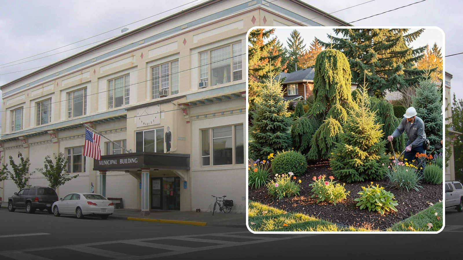 Evergreen Tree Planting in Anacortes, Skagit County, WA - We plant evergreen trees that keep Northwest landscapes green and screened all year long.