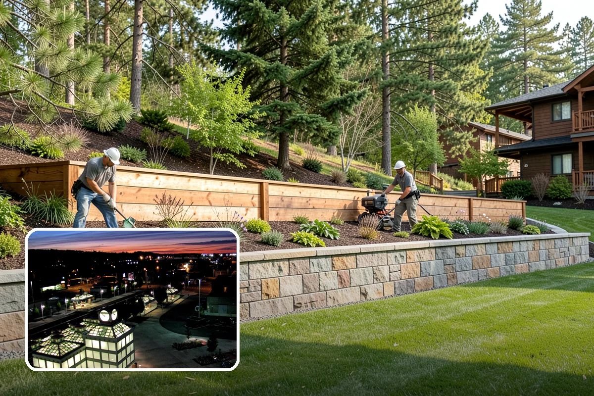 Evergreen Tree Planting in Auburn, King County, WA - Year-round green color, privacy, and structure