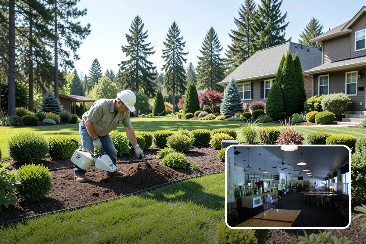 Evergreen Tree Planting in Black Diamond, King County, WA - Year-round green color, privacy, and structure