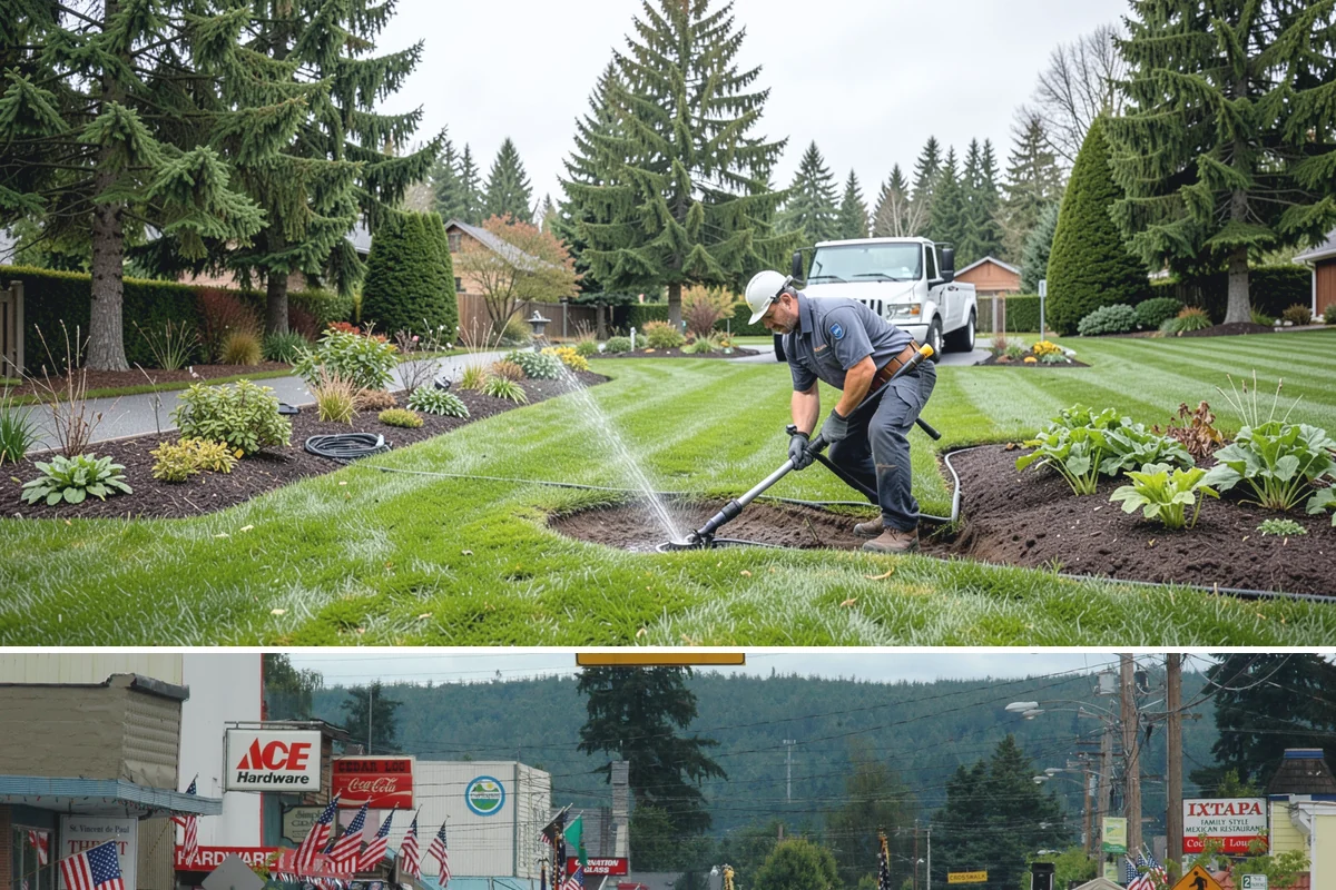 Evergreen Tree Planting in Carnation, King County, WA - Fall is the prime window so Northwest winter rains establish roots, though early spring planting also succeeds ahead of the dry...