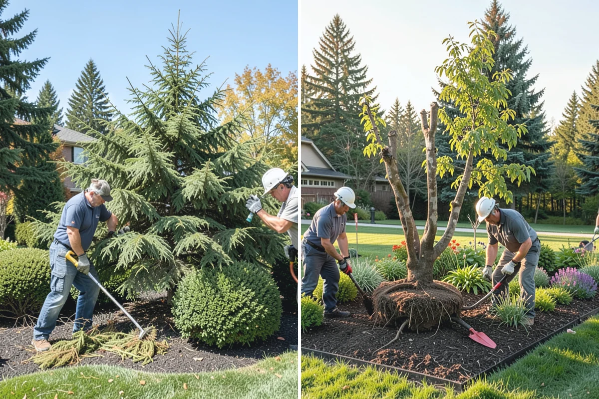 Evergreen Tree Planting in Coupeville, Island County, WA - Choose evergreen species for your site and goals