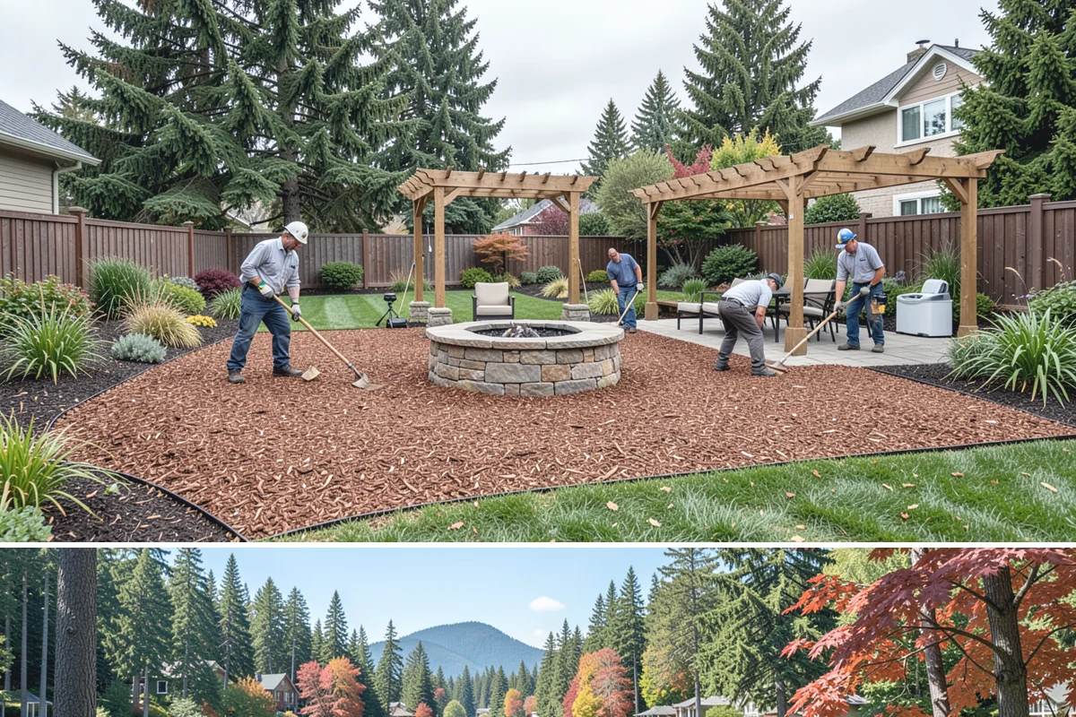 Evergreen Tree Planting in Covington, King County, WA - Fall is the prime window so Northwest winter rains establish roots, though early spring planting also succeeds ahead of the dry...