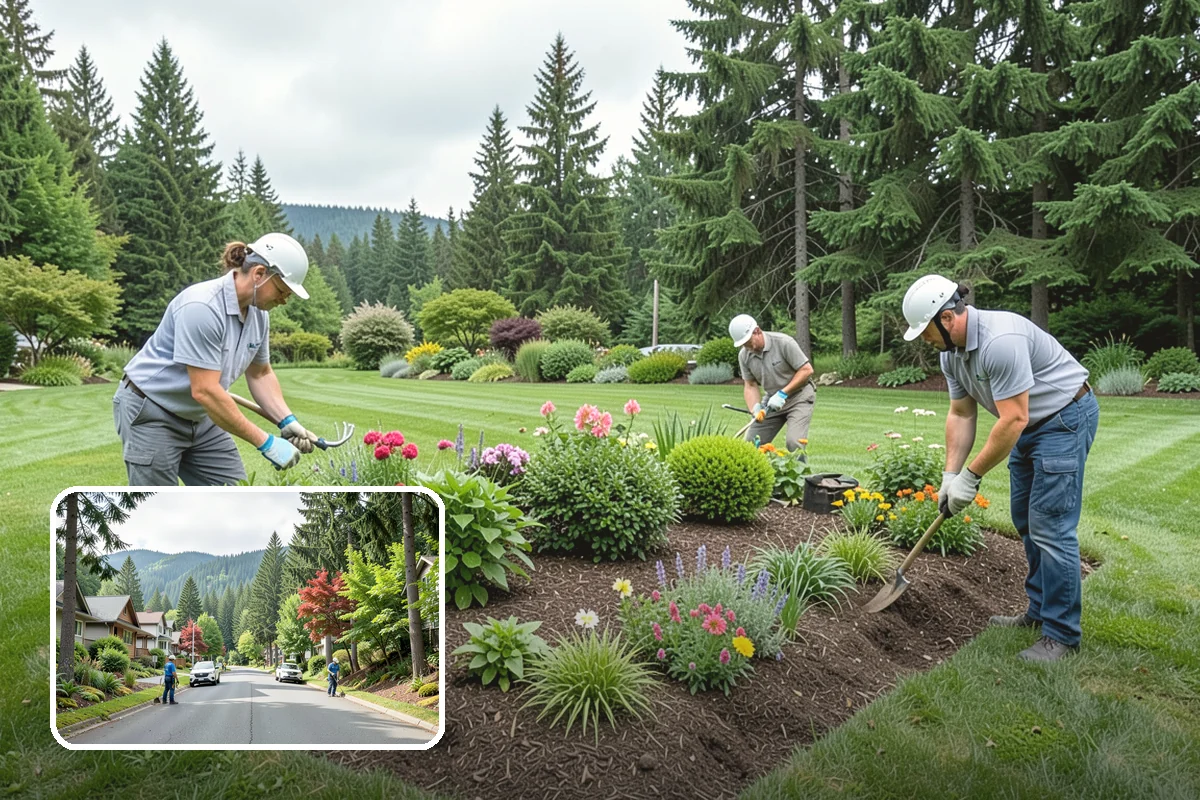 Evergreen Tree Planting in Darrington, Snohomish County, WA - Year-round green color, privacy, and structure