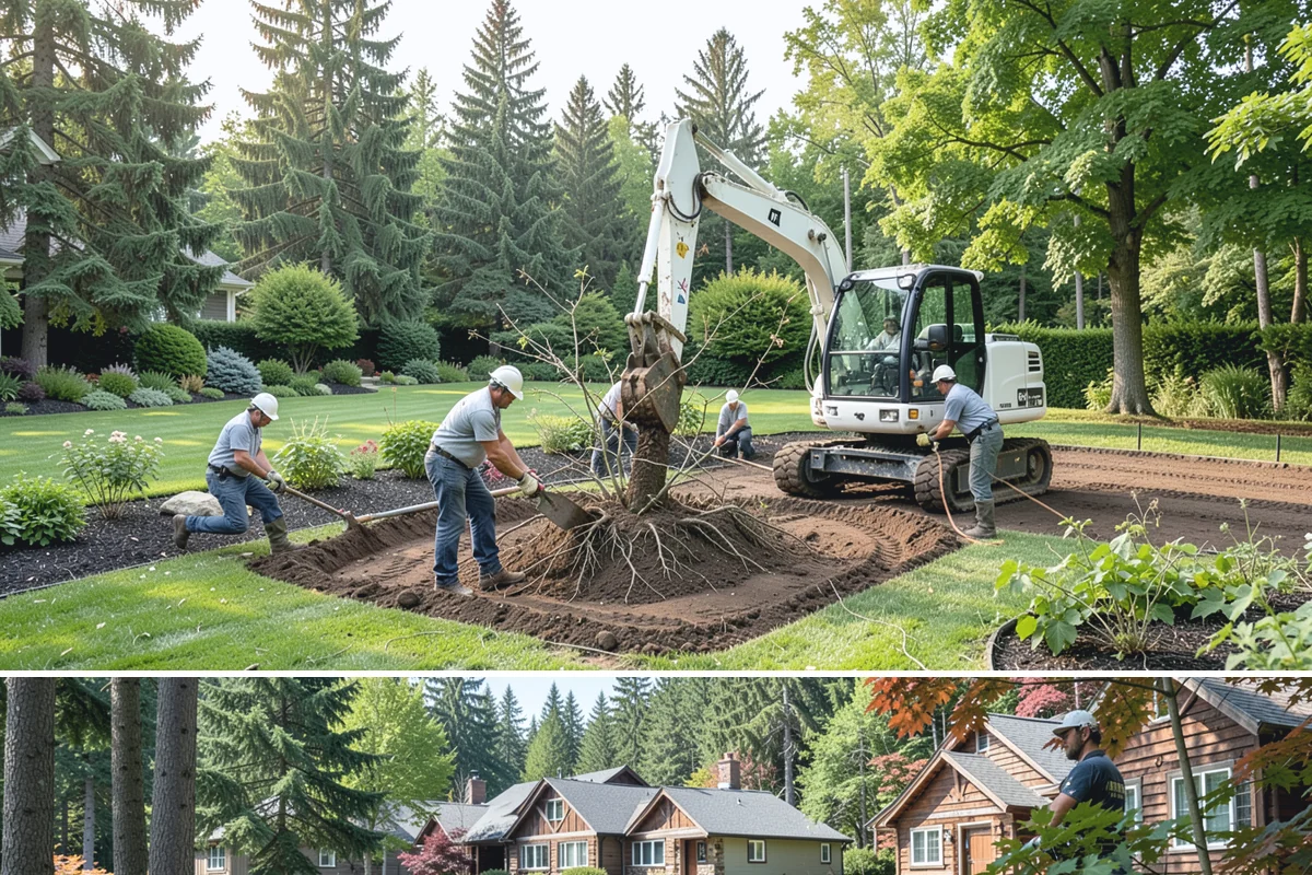 Evergreen Tree Planting in Edgewood, Pierce County, WA - Fall is the prime window so Northwest winter rains establish roots, though early spring planting also succeeds ahead of the dry...