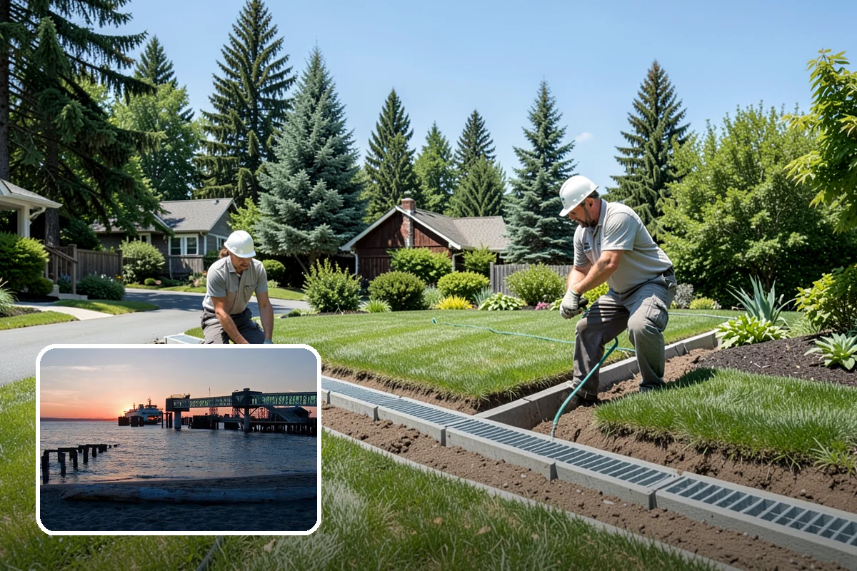 Evergreen Tree Planting in Edmonds, Snohomish County, WA - Year-round green color, privacy, and structure