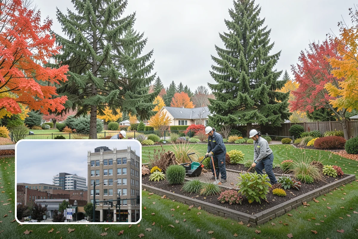 Evergreen Tree Planting in Everett, Snohomish County, WA - Year-round green color, privacy, and structure